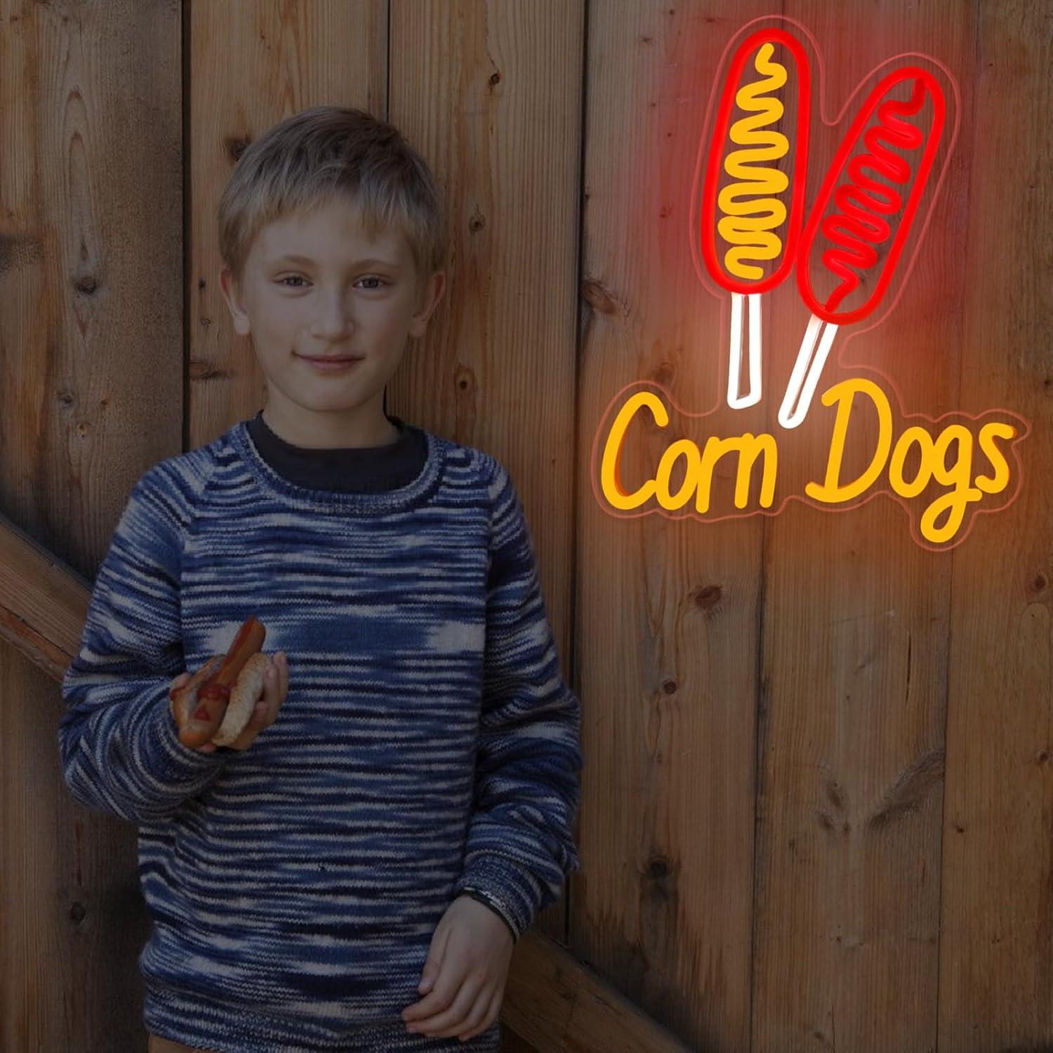 Corn Dog Neon Sign Snack USB D - Lighting Decor Wedding reseña y precio