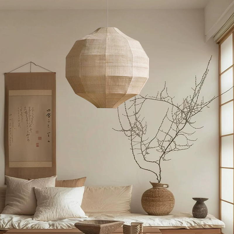 Japanese Wabi Sabi Fabric E27  - Japanese Lighting Decor reseña y precio