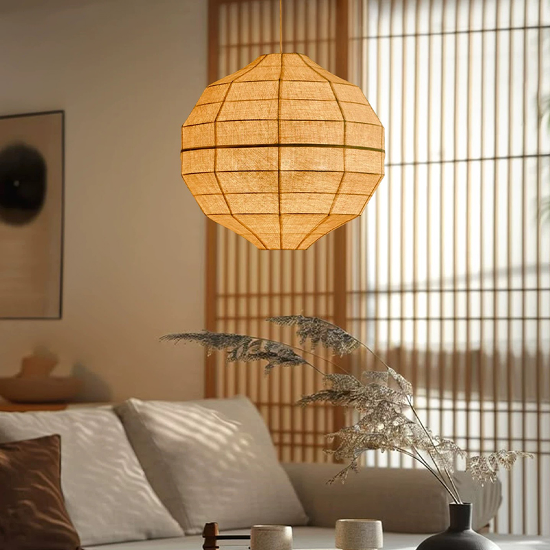 Japanese Wabi Sabi Fabric E27  - Japanese Lighting Decor reseña y precio
