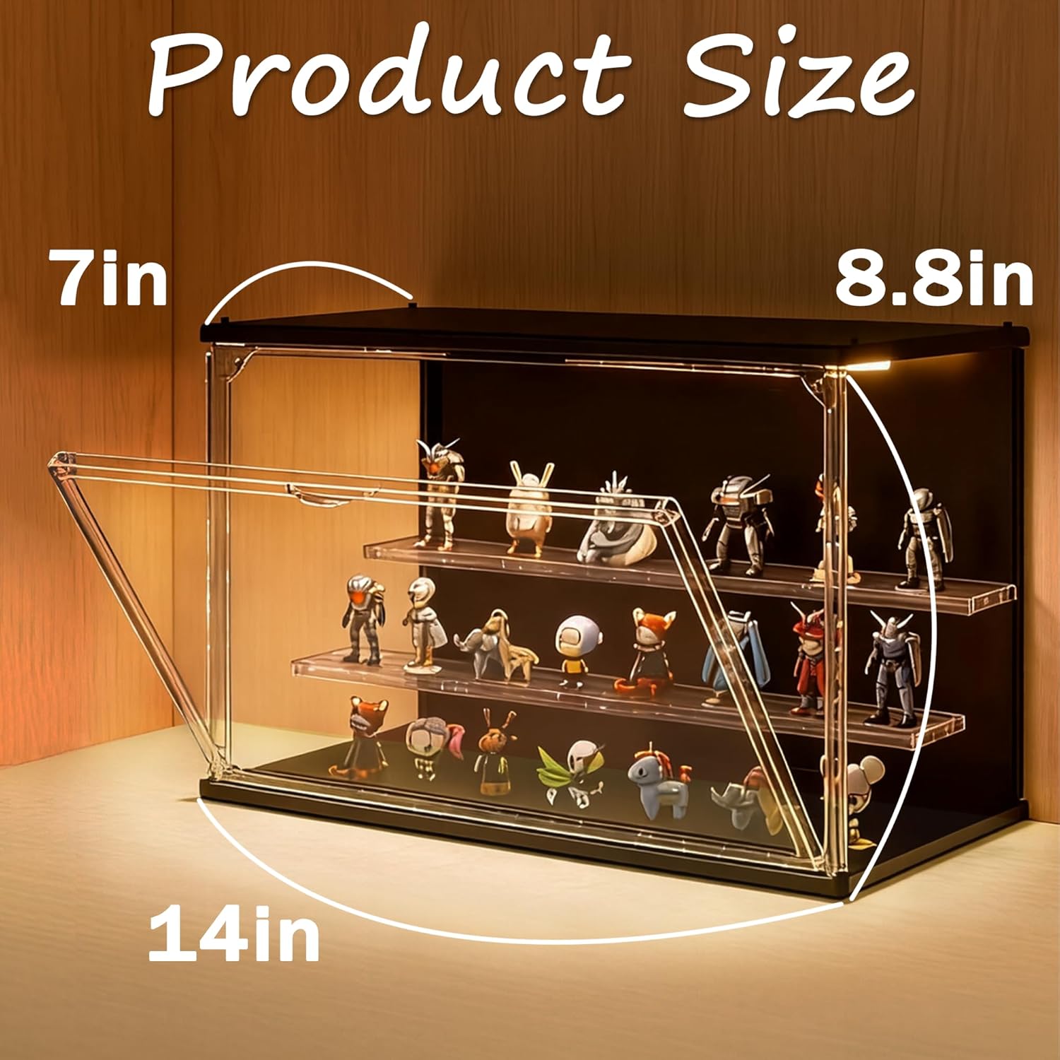 3-Tier Stackable LED Display C - Lighting & Home Decor Studio reseña y precio