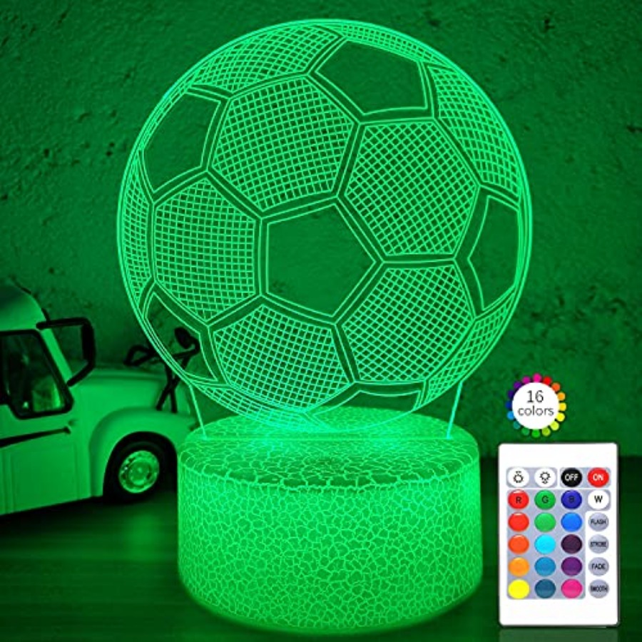 Soccer Gifts Night Light for,3 - Decor Lighting & Decor Fires reseña y precio