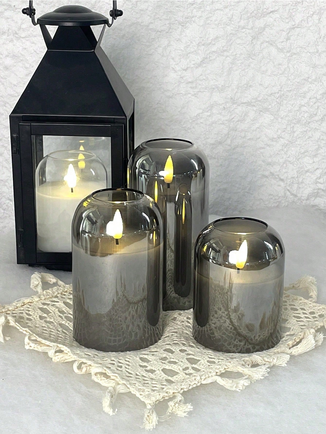 3 Pack Grey Flameless LED Cand - Home Lighting & Decor St Catharines On reseña y precio