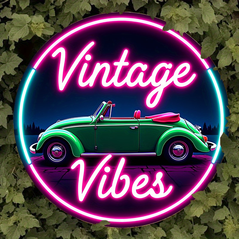 Vintage Neon Open Car Sign - R - Lighting Decor House reseña y precio