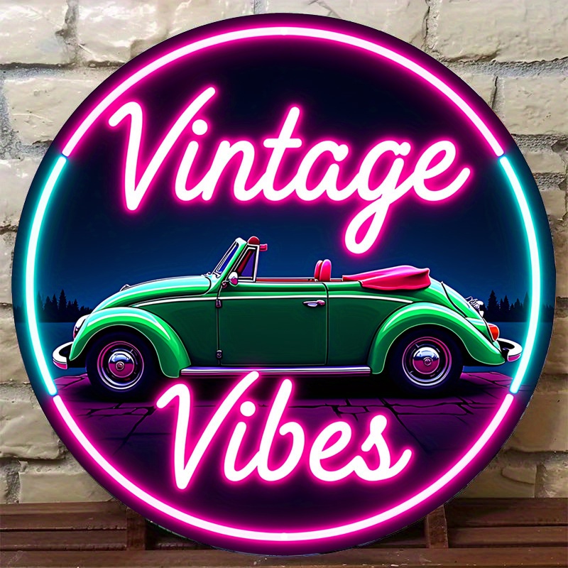 Vintage Neon Open Car Sign - R - Lighting Decor House reseña y precio